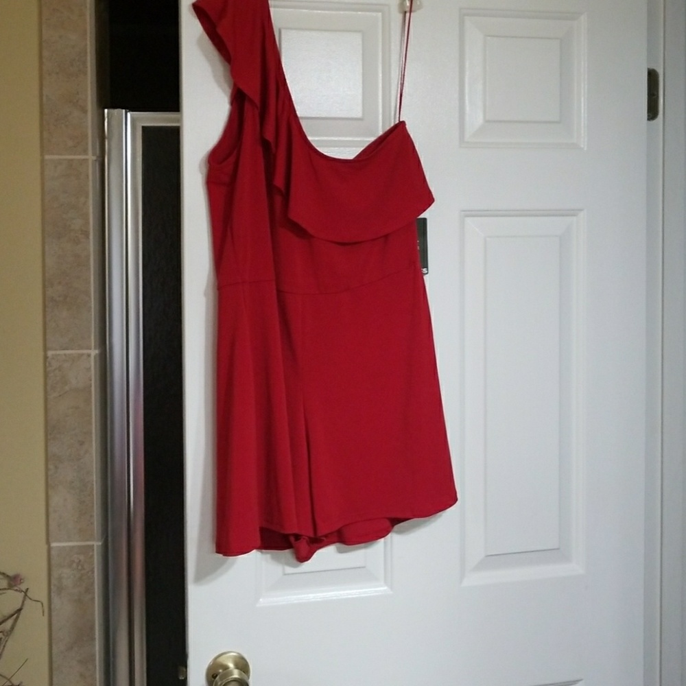 Red romper